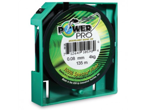 Леска плетеная POWER PRO 0,10мм, 125м, 8кг зел